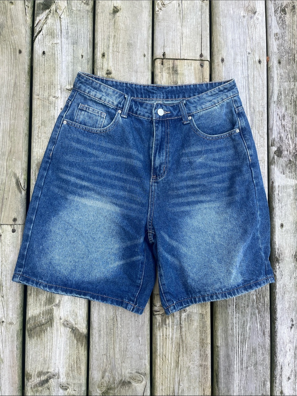 Dazy Classic High-Waist Denim Shorts Jorts Size XL